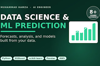 build machine learning models for prediction and data analysis