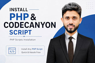 install any PHP script on your hosting or vps server