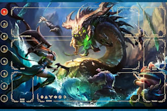 create custom playmat artwork for tcg, card games and gaming mats