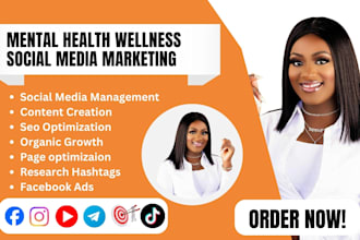 your social media marketing, mental health therapy massage wellness aba therapy