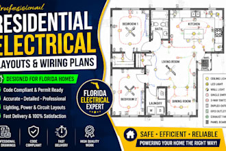 design residential electrical layouts and wiring plans in florida