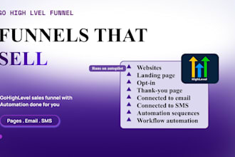 build your gohighlevel sales funnel with automation