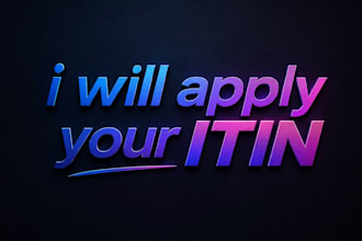 apply your itin individual taxpayer number as irs caa for non USA residence