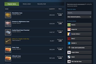 create custom steam inventory backend