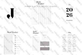 design a customizable digital planner