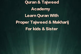 teach quran with tajweed to sisters and kids online