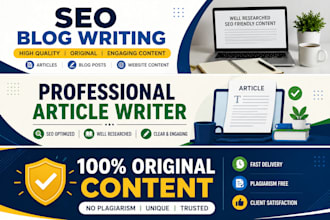 write high quality blog and articles