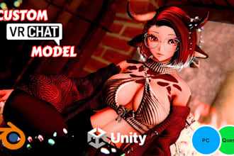 edit, fix and optimize vrchat avatar, add props, animations, avatar toggles