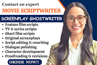 write movie script screenplay film script screenwriting short film comedy script