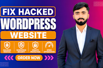 fix hacked wordpress website, remove malware and wordpress security