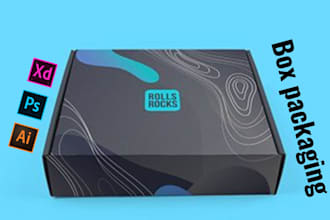 do box design, subscription box ,gift box and luxury rigid box with 3d mockup