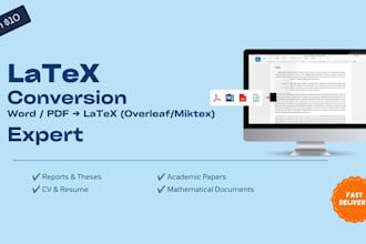 fix and design professional latex documents