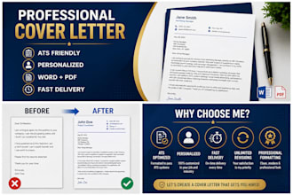 write a professional cover letter for your job application