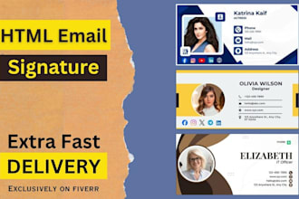 create a clickable HTML email signature