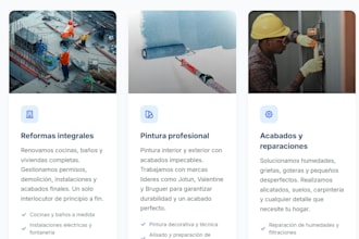 design and develop a modern landing page using tailwind css