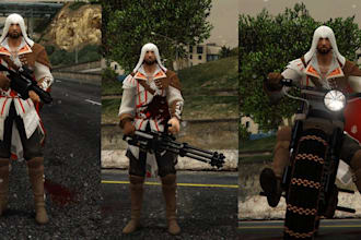 do custom peds, clothing pack and custom chains on your fivem ped