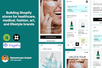 be your shopify developer for healthcare, fashion, and art brands