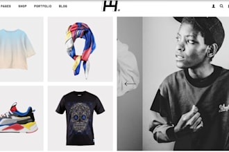 design redesign shopify y2kstore clothing website streetwear website