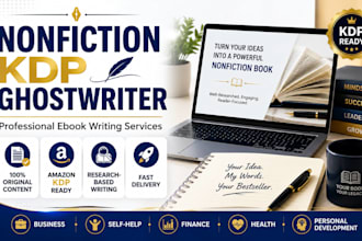 be your nonfiction kdg ghostwriter ebook writer