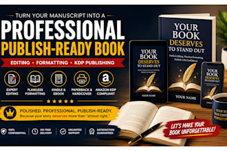 do book editing ebook formatting manuscript book editor amazon kdp publishing