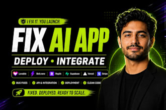 fix deploy lovable bolt replit supabase ai app or website