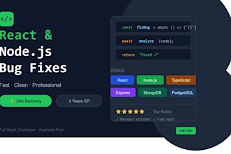fix your react or javascript bugs fast and clean