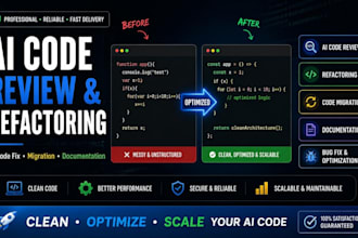 review, refactor, document and migrate your ai generated code