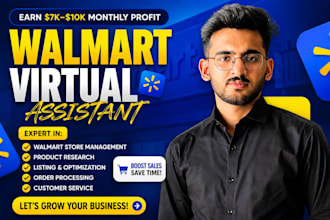 be your walmart dropshipping virtual assistant and account manager