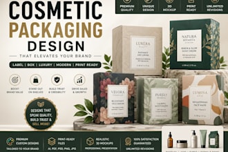 design luxury cosmetic, packaging design, luxury cosmetic,for skincare, cosmetic
