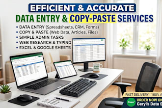 provide efficient data entry services