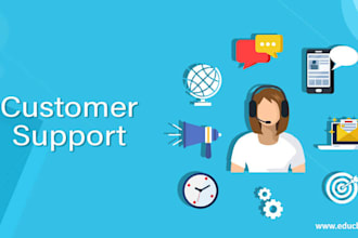 mange customer support for your site