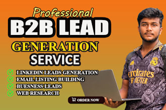 do b2b lead generation and verified email list building