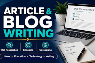 write an engaging and well researched article or blog post