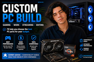 create the perfect PC parts list for your budget and needs
