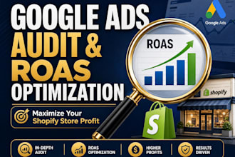 audit and optimize your shopify google ads campaign for roas