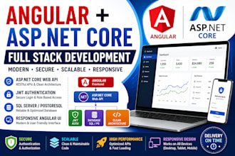 build angular frontend with asp dot net core backend