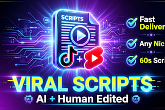write viral ai tiktok script and youtube shorts script