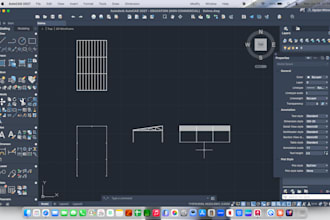 do auto cad drawings for you, 2d or 3d