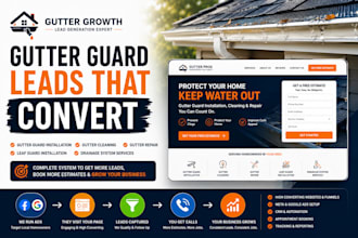 get gutter cleaning, repair, guard installation, and drainage leads