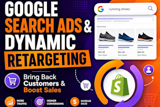 set up google search ads and dynamic retargeting for shopify