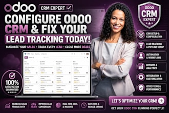 configure odoo CRM and fix your lead tracking today