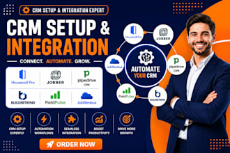 housecall pro jobber pipedrive crm buildertrend fieldpulse jobnimbus integration