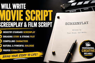 do movie script writing, screenplay, screenwriting, movie script, feature film