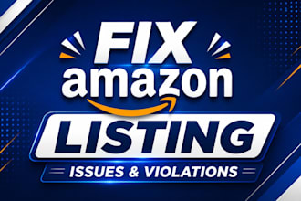 fix your amazon listing issues, suppressed listings, listing violation