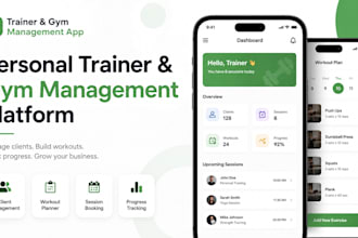build a personal trainer app or gym management platform