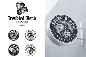 create a high quality portrait logo for your business