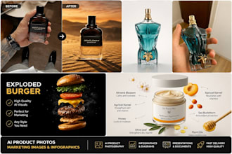 create ai product photos, marketing images and infographics