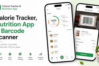build a calorie tracker nutrition app with barcode scanner