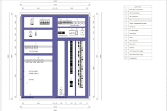 design electrical schematics, plc io diagrams, control panels, and indus