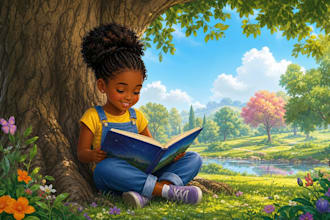draw watercolor children story book illustration and picture book art